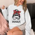 Classy Nana Life Soccer Messy Bun Baseball Mother's Day Unisex Hoodie
