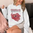 Clifford The Big Red Dog Clifford And Emily Book Cover Premium Tri-Blend Unisex Hoodie