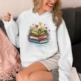 Colorful Books Love Books Watercolor Booklover Performance Unisex Hoodie Colorful Books Love Books Watercolor Booklover Performance Unisex Hoodie