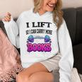 Cool Lift So I Can Carry More Books Reader Workout Saying Unisex Hoodie