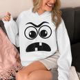 Creepy Face Carrot Halloween Book Character Costume Unisex Hoodie
