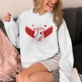Cute Baseball &Cupid Wings Happy Valentines Boys Men Unisex Hoodie Cute Baseball &Cupid Wings Happy Valentines Boys Men Unisex Hoodie