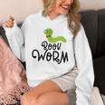 Cute Book Worm Reading Lovers Unisex Hoodie Cute Book Worm Reading Lovers Unisex Hoodie