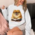 Cute Dog Pomeranian Reading Book Premium Tri-Blend Unisex Hoodie Cute Dog Pomeranian Reading Book Premium Tri-Blend Unisex Hoodie