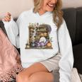 Cute Halloween Bookshelf Premium Tri-Blend Unisex Hoodie Cute Halloween Bookshelf Premium Tri-Blend Unisex Hoodie