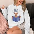 Dear Drop Everything And Read Book Reading Pun Graphic Unisex Hoodie