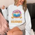 Donut Stop Reading Cute Book Reader Bookworm Donut Day Unisex Hoodie
