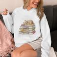 Easily Distracted By Books And Cats Unisex Hoodie Easily Distracted By Books And Cats Unisex Hoodie
