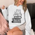 Easily Distracted Cats And Books Unisex Hoodie