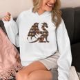 Easily Distracted By Dragons And Books Mythical Bookworm Unisex Hoodie