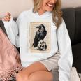 Edgar Allan Poe Raven Gothic Book Lover Unisex Hoodie