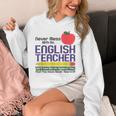 English Teacher Humor Reading Books Vocabulary Grammar Unisex Hoodie English Teacher Humor Reading Books Vocabulary Grammar Unisex Hoodie