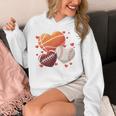 Football Basketball Baseball Heart Valentine Boys Men Kid Unisex Hoodie