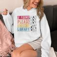 If Found Please Return To Library Retro Book Library Unisex Hoodie