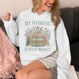 My Weekend Is Fully Booked Books Lover Unisex Hoodie