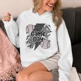 Game Day Baseball Retro Checkered Baseball Unisex Hoodie Game Day Baseball Retro Checkered Baseball Unisex Hoodie