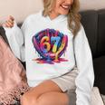 Gen Alpha Slang Ice Cream Drip Six Seven 67 Baseball Catcher Unisex Hoodie Gen Alpha Slang Ice Cream Drip Six Seven 67 Baseball Catcher Unisex Hoodie