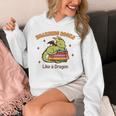 Hoarding Books Like a Dragon Reading Unisex Hoodie
