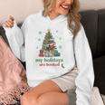 My Holidays Are Booked Christmas Book Lover Librarian Xmas Unisex Hoodie My Holidays Are Booked Christmas Book Lover Librarian Xmas Unisex Hoodie