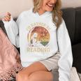 I'd Rather Be Reading Book Lover Vintage Sunset Apparel Premium Tri-Blend Unisex Hoodie