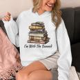 I'm With The Banned Books Reading Addict Book Lover Unisex Hoodie