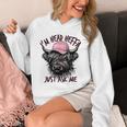 I'm Head Heffa Just Ask Me Bossy Highland Cow Baseball Cap Unisex Hoodie I'm Head Heffa Just Ask Me Bossy Highland Cow Baseball Cap Unisex Hoodie