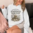 Introverted Book Club Member Anti Social Reader Premium Tri-Blend Unisex Hoodie