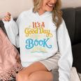 It's A Good Day To Read A Book Library Bookworm Premium Tri-Blend Unisex Hoodie