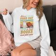 It's A Good Day To Read Books And Pet Cats Literary Quote Unisex Hoodie