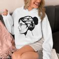Just a Girl Who Loves Books Reading Silhouette Graphic Unisex Hoodie Just a Girl Who Loves Books Reading Silhouette Graphic Unisex Hoodie