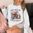 Just a Girl Who Loves Fall And Books Pumpkin Spice Autumn Unisex Hoodie
