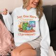 Just One More Chapter Bookish Book Kawaii Frog Reading Book Unisex Hoodie Just One More Chapter Bookish Book Kawaii Frog Reading Book Unisex Hoodie