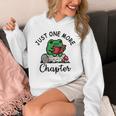 Just-One-More Chapter Frog Reading Book Men Women Kids Unisex Hoodie