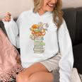 Kawaii Octopus Bookworm Fun Reading Tee For Book Lovers Premium Tri-Blend Unisex Hoodie