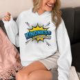 Kindness Is My Superpower Comic Book Style Unisex Hoodie