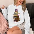 Kittens Cats Tea Party And Books Unisex Hoodie Kittens Cats Tea Party And Books Unisex Hoodie