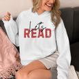 Let's Read National Read A Book Day Reading Month Freedom Unisex Hoodie Let's Read National Read A Book Day Reading Month Freedom Unisex Hoodie