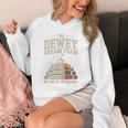 Library Dream Team Mountain Of Books Librarian Premium Tri-Blend Unisex Hoodie