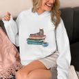Life Is Better With Coffee Cats And Books For Cats Lover Unisex Hoodie