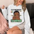 Lil Mr Kindergarten Prince Boys Melanin Boy Read Books Unisex Hoodie