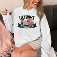 Literary Gangster Book Lover Bookish Bookworm Reader For Her Unisex Hoodie