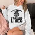 I Have Lived A Thousand Lives Trendy Book Reading Literary Unisex Hoodie I Have Lived A Thousand Lives Trendy Book Reading Literary Unisex Hoodie
