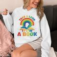 Take a Look It's In a Book Rainbow Reading Unisex Hoodie