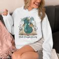 Magical Book Dragon Fantasy Reading Enthusiast Art Unisex Hoodie