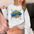 Maths Is My Superpower Comic Book Style Unisex Hoodie