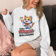 Take Meowt To The Ball Game Tee Slugger Cat Baseball Unisex Hoodie