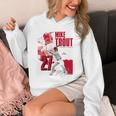 Mike Trout Los Angeles A MLB Baseball Players MLBMTR304N Unisex Hoodie Mike Trout Los Angeles A MLB Baseball Players MLBMTR304N Unisex Hoodie