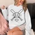 Minimalist Baseball Clean Sports Graphic Tee For Fan Players Unisex Hoodie Minimalist Baseball Clean Sports Graphic Tee For Fan Players Unisex Hoodie