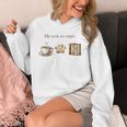 My Needs Are Simple Coffee Paw And Books Vintage Unisex Hoodie My Needs Are Simple Coffee Paw And Books Vintage Unisex Hoodie