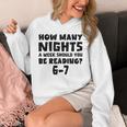 How Many Nights A Week Should You Be Reading 6-7 Book Lover Premium Tri-Blend Unisex Hoodie How Many Nights A Week Should You Be Reading 6-7 Book Lover Premium Tri-Blend Unisex Hoodie
